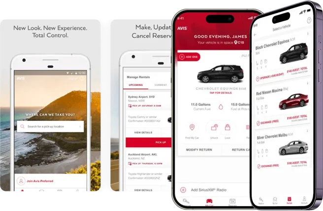 Avis Car Rental App